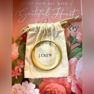 Elegant J. Crew Gold Bracelet (J. Crew on bracelet)